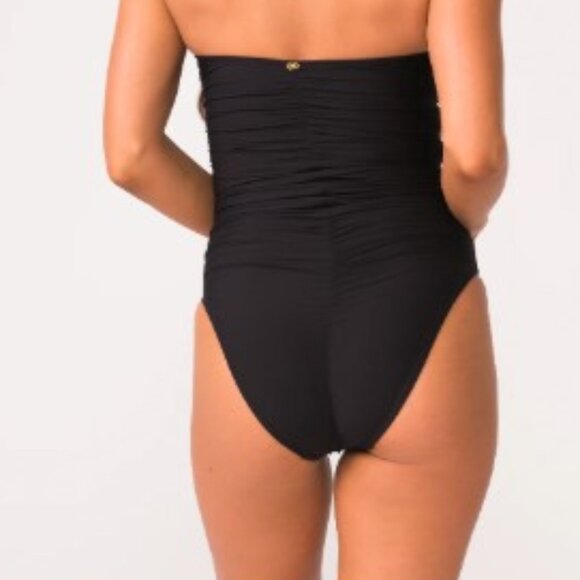 PQ Josie Black Halter One-Piece Swimsuit NWT | $154 MSRP - Picture 2 of 9